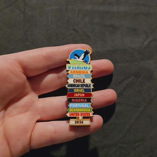 Lithuania Vilnius - Super Pin - 2026 International Convention of Jehovah's Witnesses - JW Gifts and Souvenirs