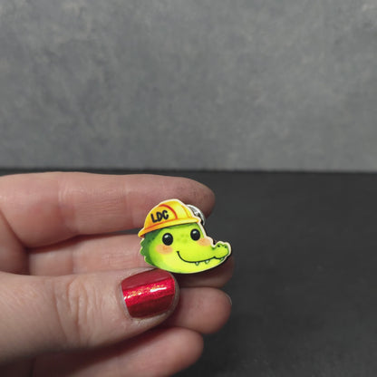 Crocodile Head - Construction Animals - LDC - JW Pin - Full Color