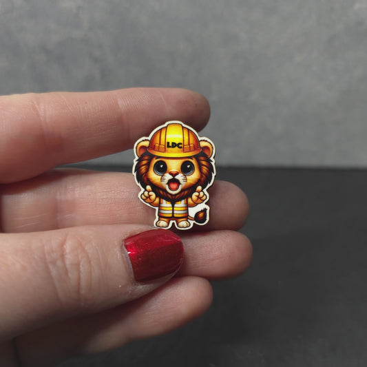 Lion - Construction Animals - LDC - JW Pin - Full Color