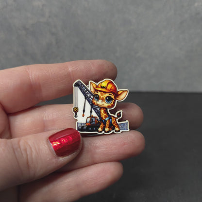 Giraffe - Construction Animals - LDC - JW Pin - Full Color