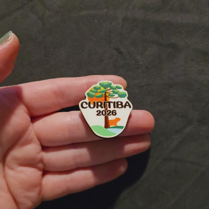 Brazil Curitiba - Pin - 2026 International Convention of Jehovah's Witnesses - JW Gifts and Souvenirs