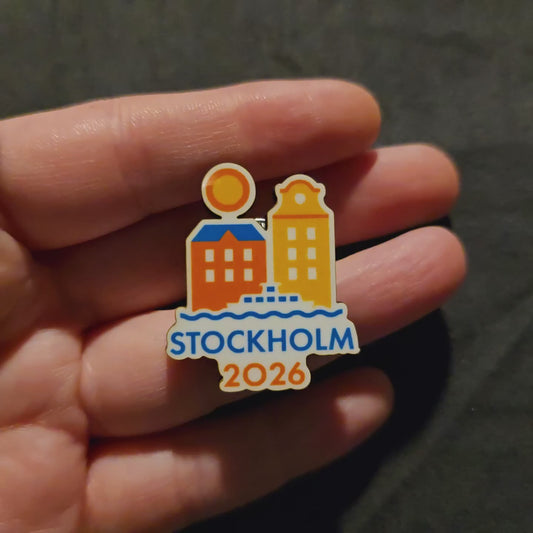 Sweden Stockholm - Pin - 2026 International Convention of Jehovah's Witnesses - JW Gifts and Souvenirs