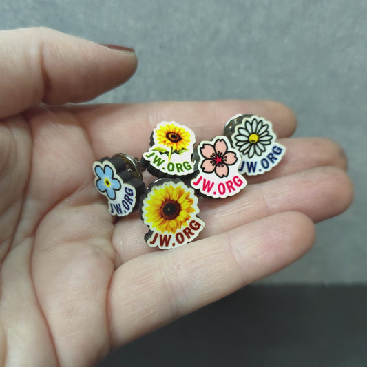 Flowers with JW.ORG - Qty 20 Mini Pin Pack