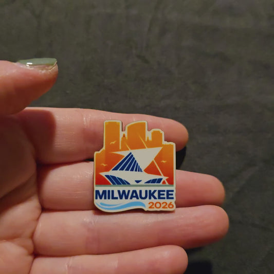 United States Milwaukee - Pin - 2026 International Convention of Jehovah's Witnesses - JW Gifts and Souvenirs