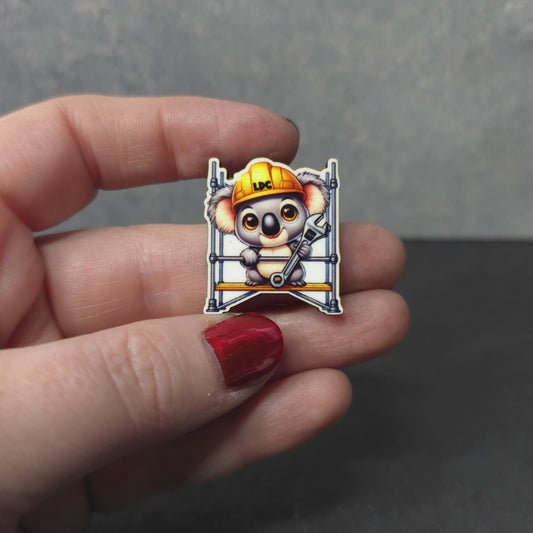 Koala - Construction Animals - LDC - JW Pin - Full Color