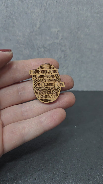 Finger Print - JW Encourage Pin