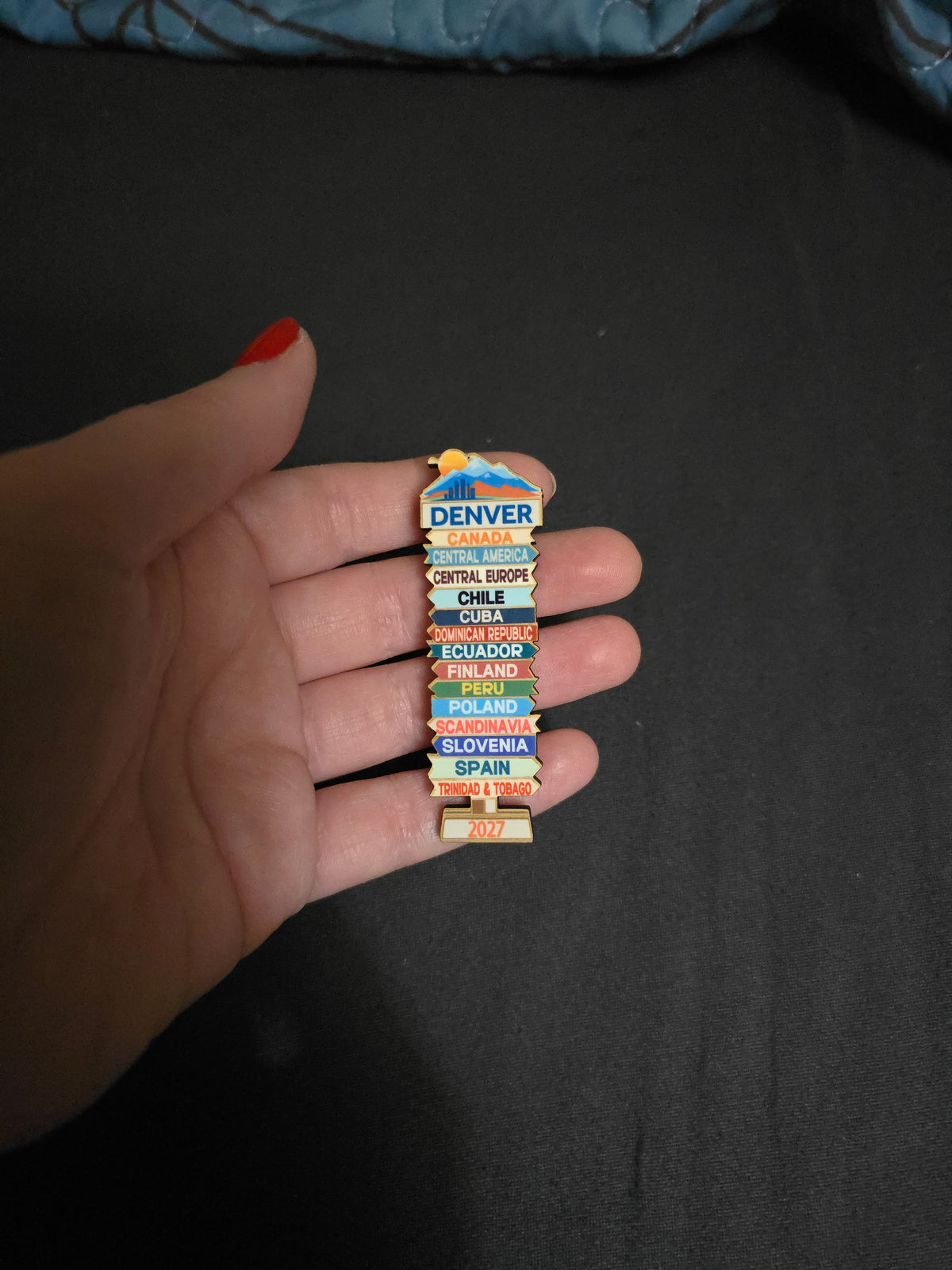 Super Pin with Invited Branches | 2027 Denver, Colorado, USA | Jehovah’s Witnesses International Convention | JW Collectible Souvenir Pin | JW Gifts