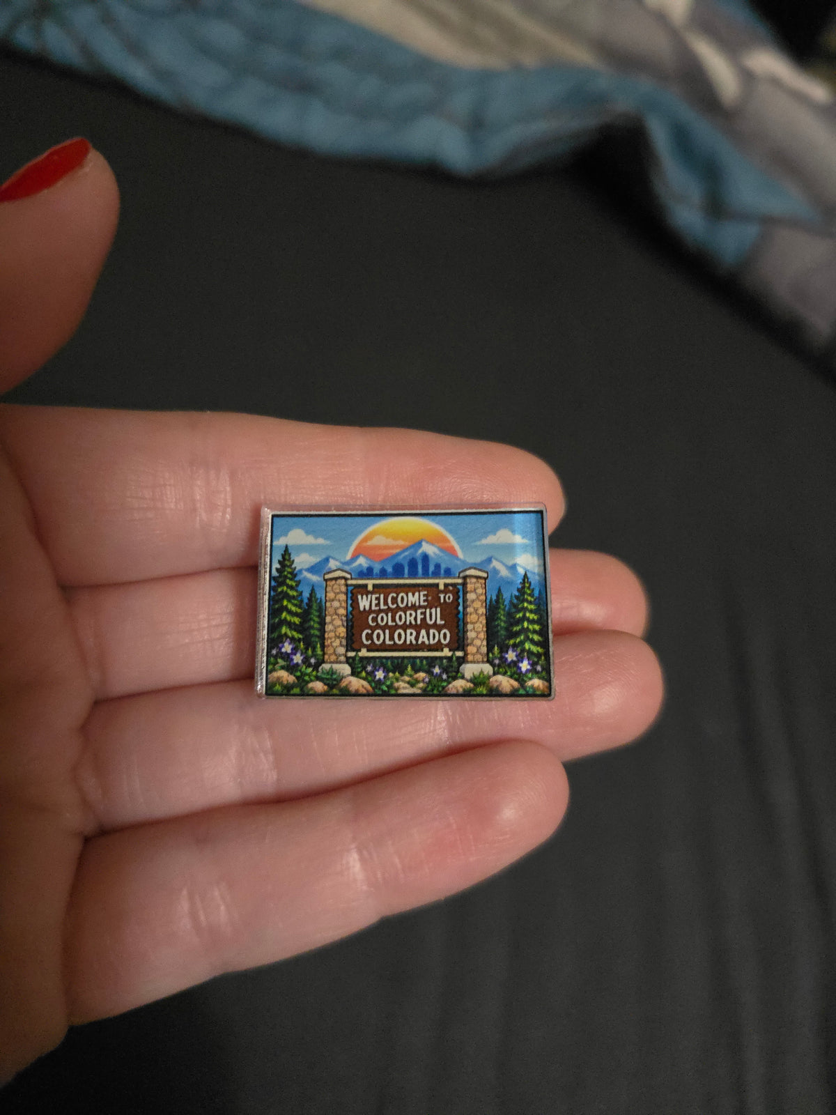 1.25" Colorado Shaped Welcome Sign | 2027 Denver, Colorado, USA | Jehovah’s Witnesses International Convention | JW Collectible Souvenir Pin | JW Gifts