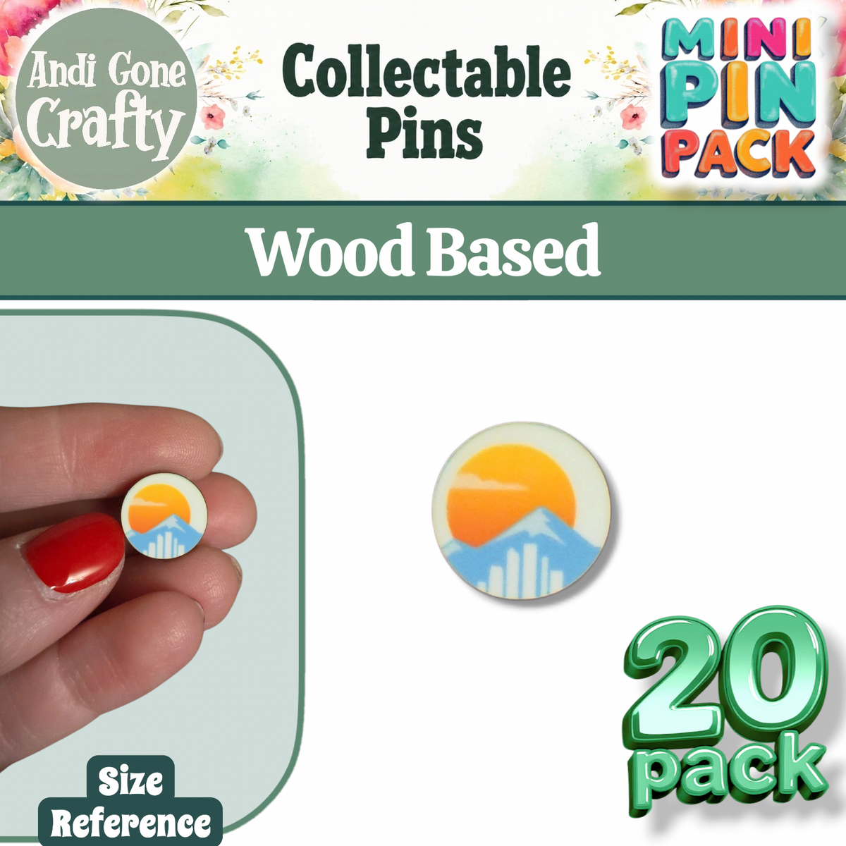 0.5" Logo Mini Pin - 20 Pack | 2027 Denver, Colorado, USA | Jehovah’s Witnesses International Convention | JW Collectible Souvenir Pin | JW Gifts