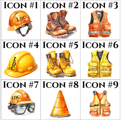 2.25" LDC Project Water Resistant Stickers (16 pack) - Version 4