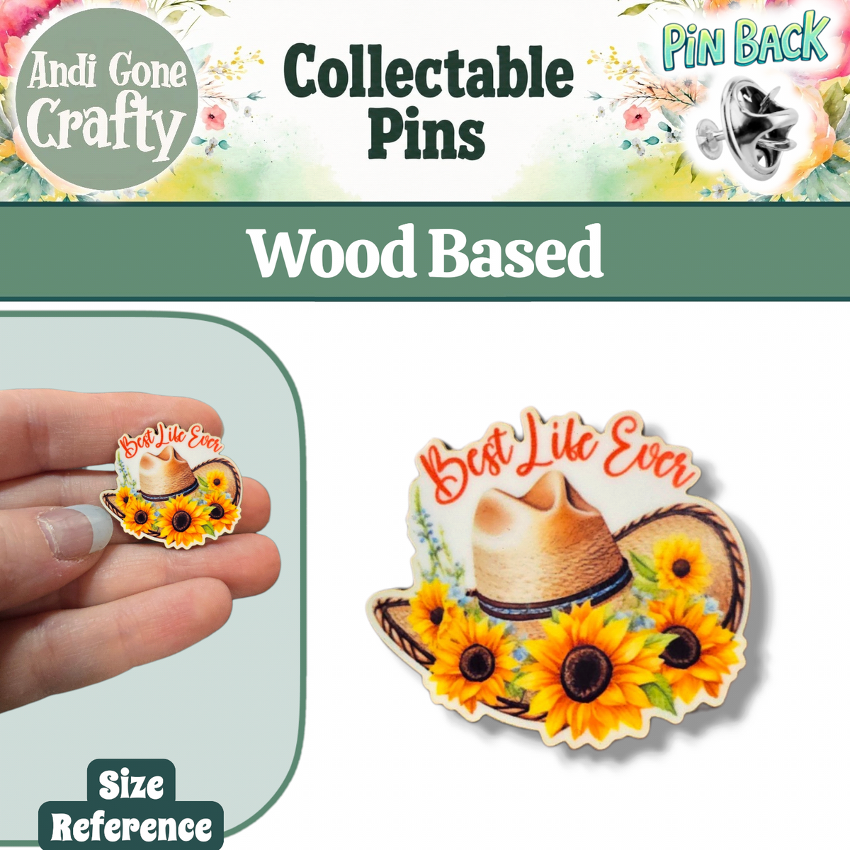 Best Life Ever - Cowboy Hat - JW Pin
